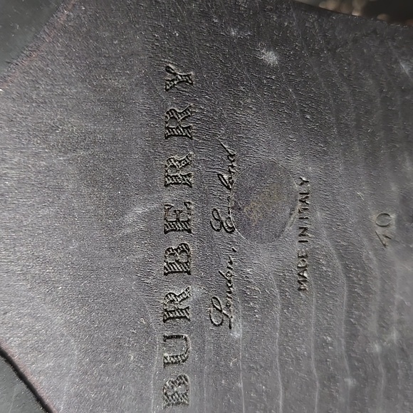 NEW Burberry Italy Riveted Studded Leather Heeled Clog Ankle Boots $1295 Size 40 - Picture 11 of 12